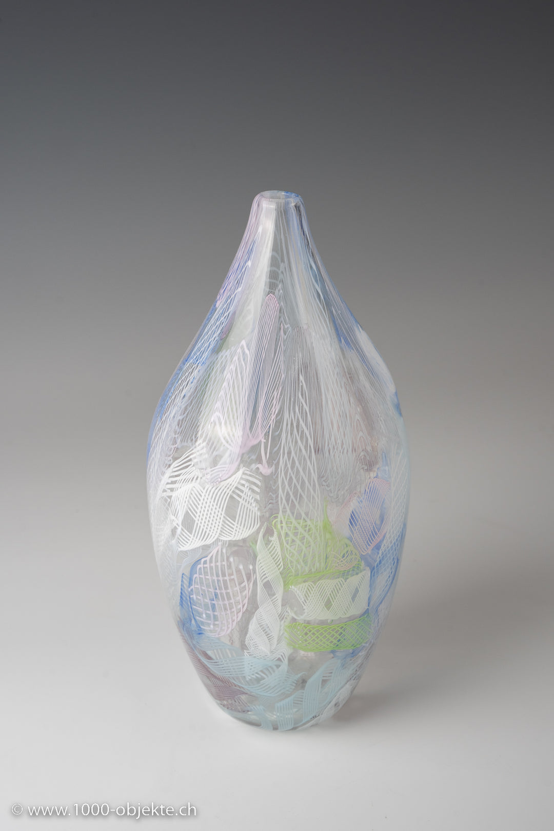 Vase mezza filigrana by Vittorio Ferro