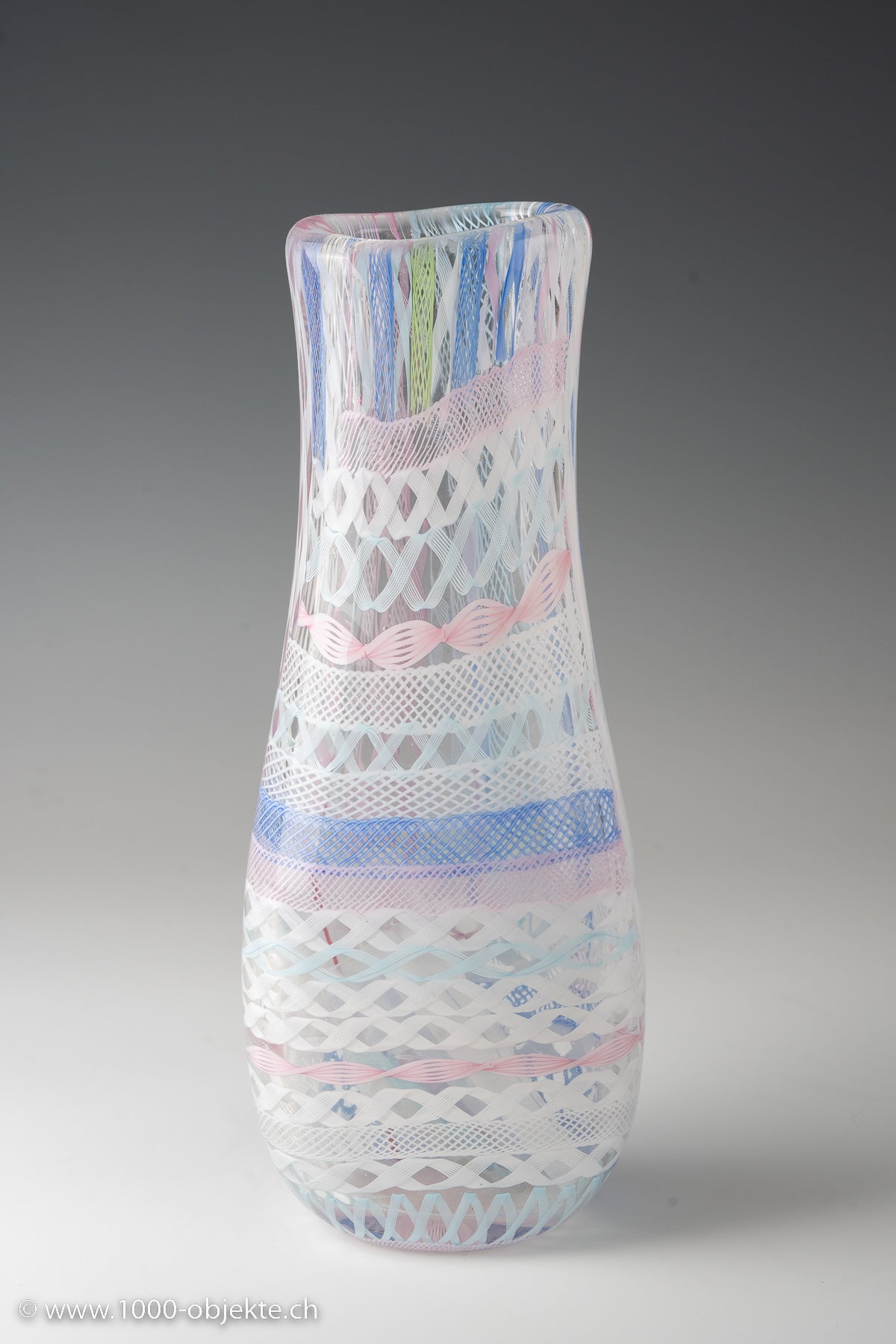 Dino Martens, 'Zanfirico' vase, ca. 1950