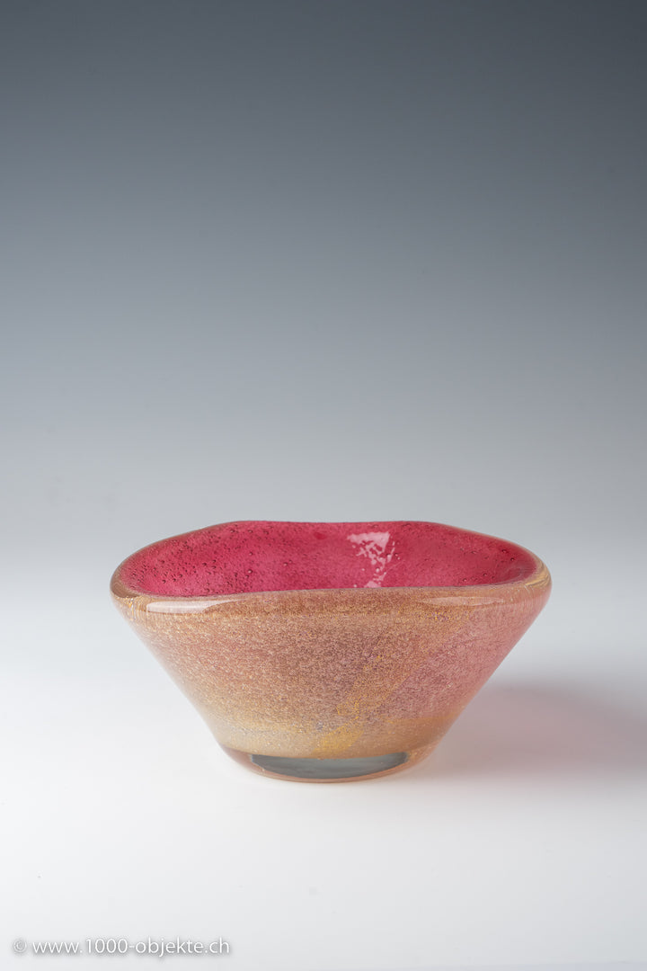 Flavio Poli, Seguso vetri d'arte. Bowl 1940