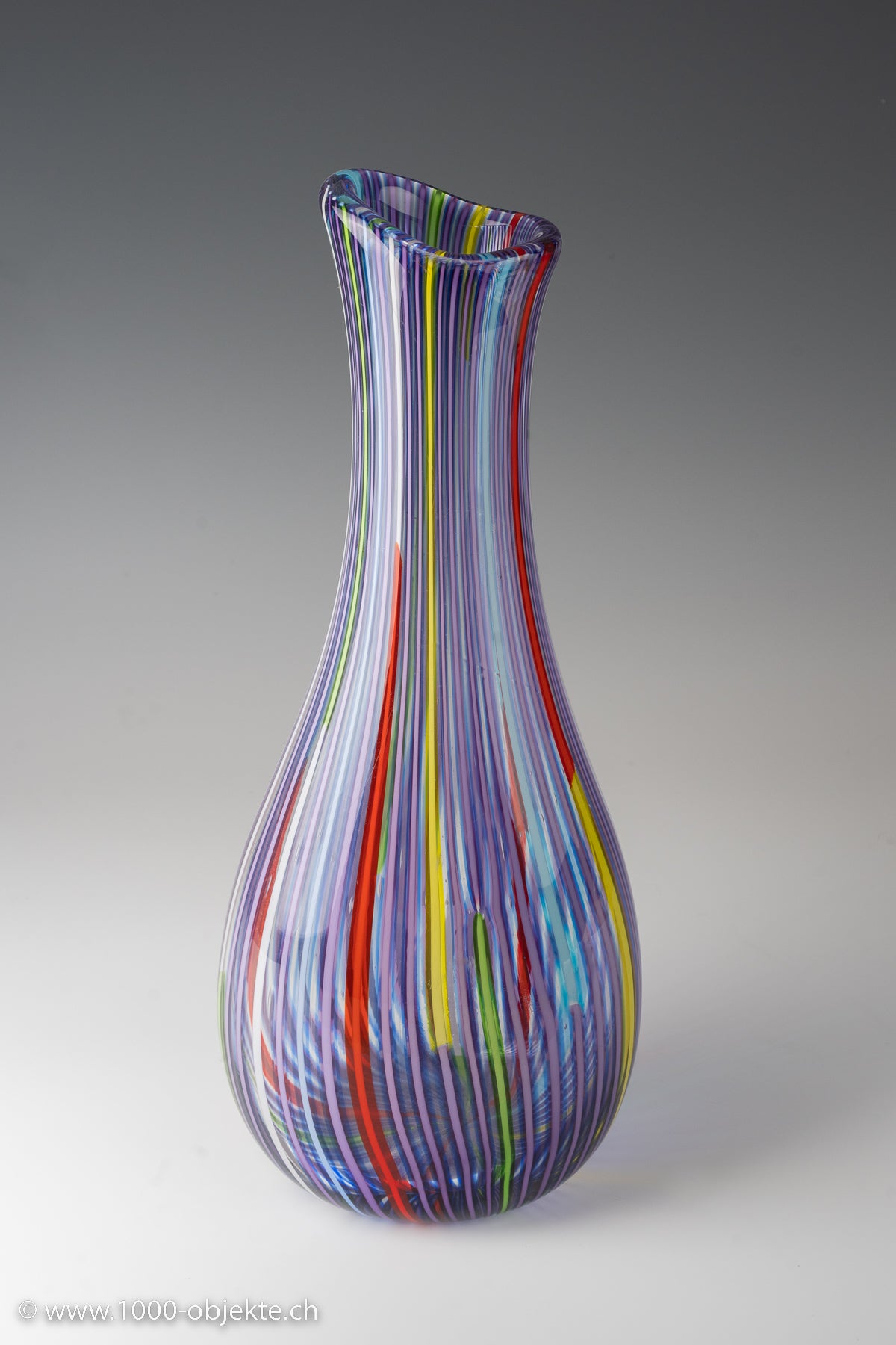 Anzolo Fuga, vase from 'Bandiere' series, 1955-1958