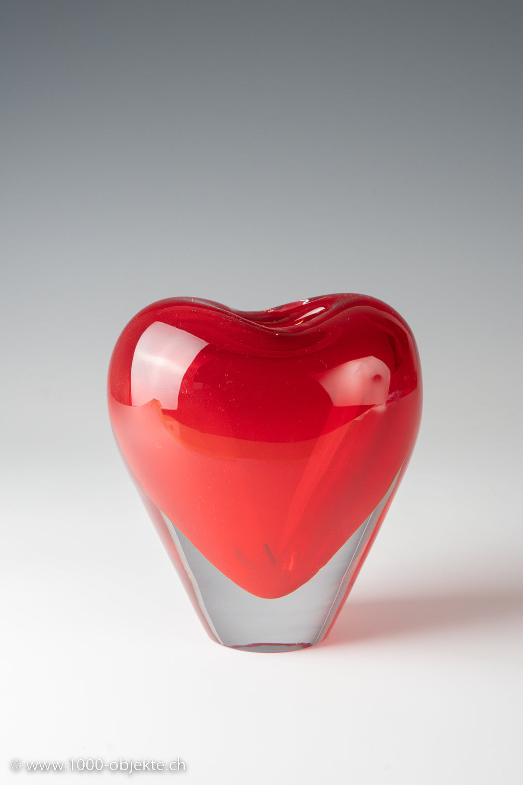 Arie Christina Hamel. Vase, Modell „Cuoricino“, Design 1996 für Salviati