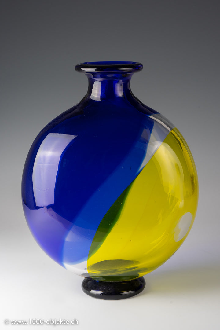 Archimede Seguso. Vase, Modell 'Carnaval', 1980