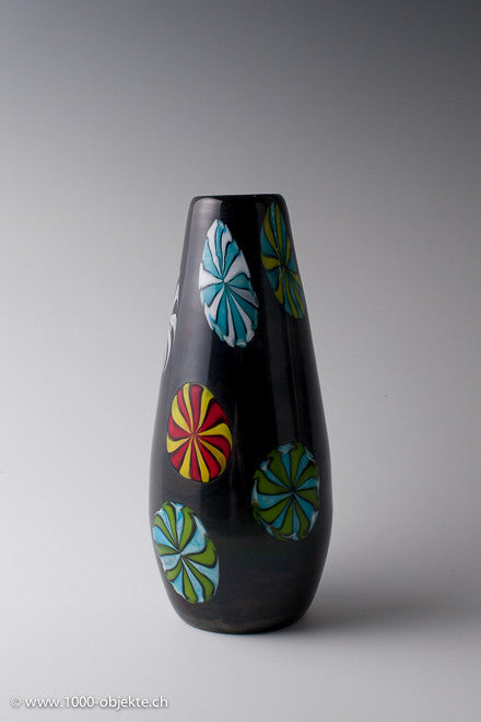 Polio Perelda, Vase „Nerox Stellato“, ca. 1960