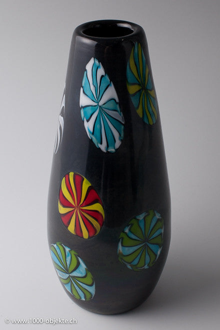 Polio Perelda, Vase „Nerox Stellato“, ca. 1960