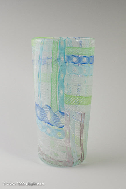 Vase mit Glasstäben „Zanfirico“, Dino Martens zugeschrieben