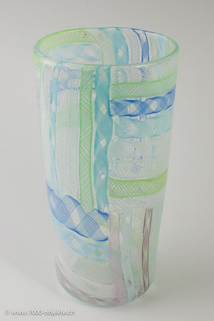 Vase with glass rods 