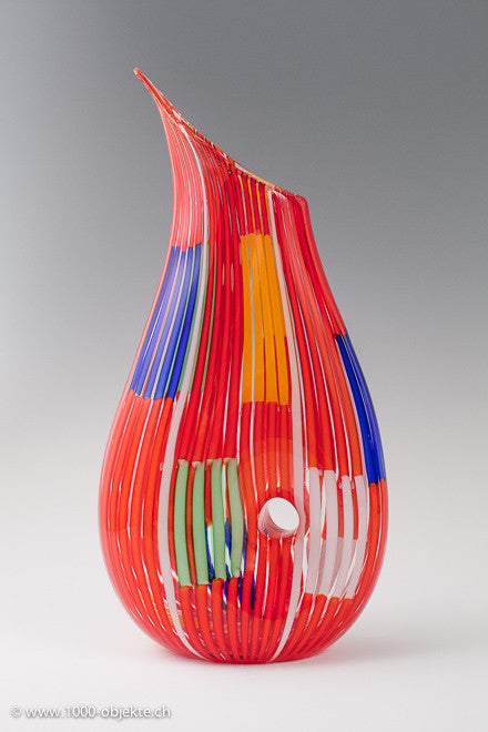 „Bandiere Vase“, Valentino 1955-1958, Anzolo Fuga für A.ve.M.