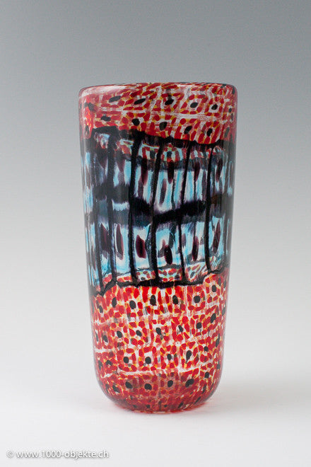 Vittorio Ferro. Murrine-Vase. Einzigartiges Stück.