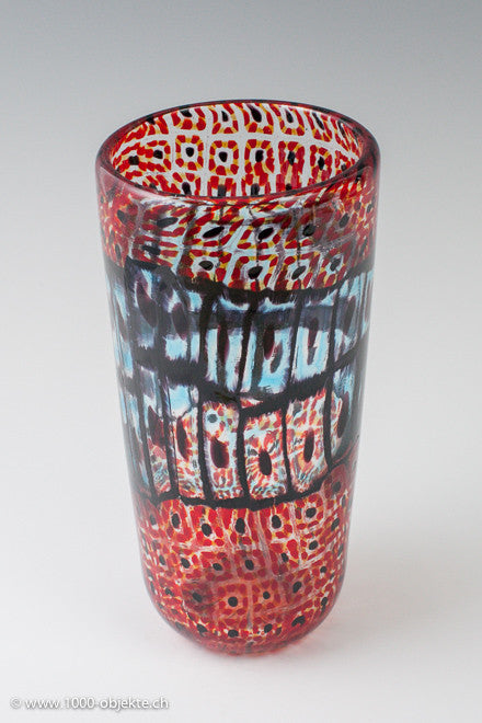 Vittorio Ferro. Murrine-Vase. Einzigartiges Stück.