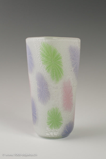 Ferro/Fuga, Vase mit Frostblumen-Design, ca. 1950