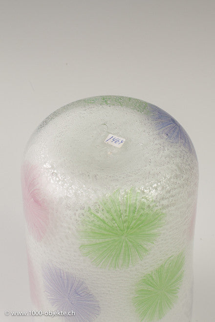 Ferro/Fuga, Vase mit Frostblumen-Design, ca. 1950