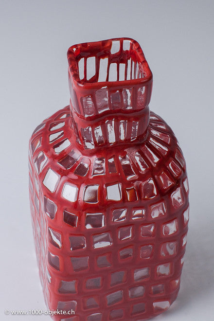 Tobias Scarpa für Venini. Vase 'occhi', signiert