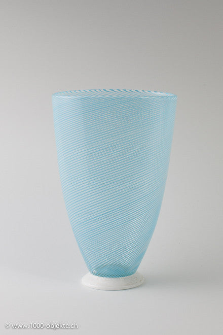 Dino Martens for Aureliano Toso. Vase "Mezza filigrana".