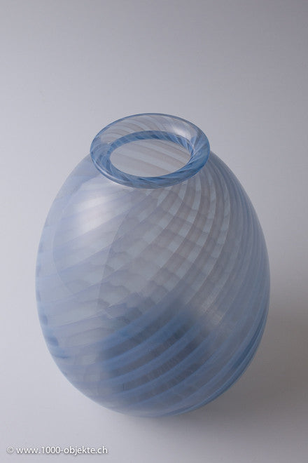 Barovier & Toso. "Blue swirl vase" 1945