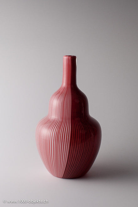 Signed Tessuto Vase - Carlo Scarpa for Venini