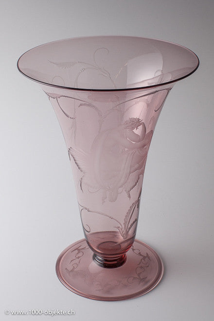 Gio Ponti, Vase mit „Isabella“-Motiv, 1930-1950