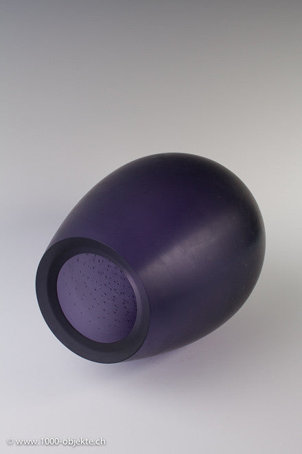 Murano Vase "Bulicante" purple by Giorgio Vigna for Venini