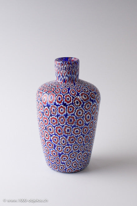 Vittorio Ferro. Murrine-Vase. Einzigartiges Stück