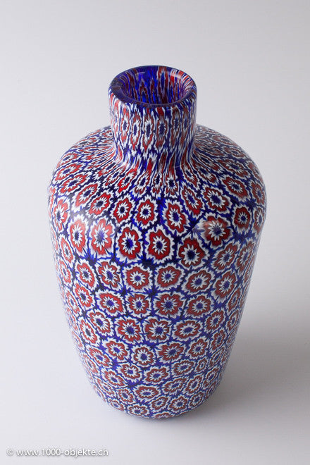 Vittorio Ferro. Murrine-Vase. Einzigartiges Stück