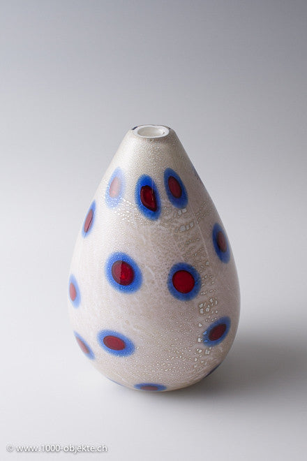 Giulio Radi, 'Blue Murrines' vase, ca. 1940