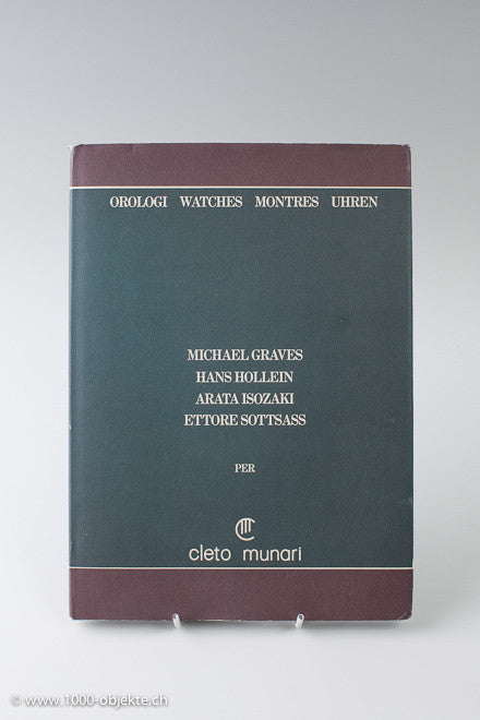 Cleto Munari. Damenarmbanduhr, Hans Hollein, 18 Karat Gold.