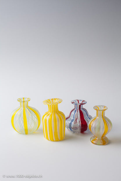 Set of 4 vintage Muranovases from the 50's