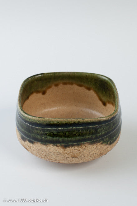 Chawan Oribe, Teeschale Meiji 1900, japanische Teezeremonie