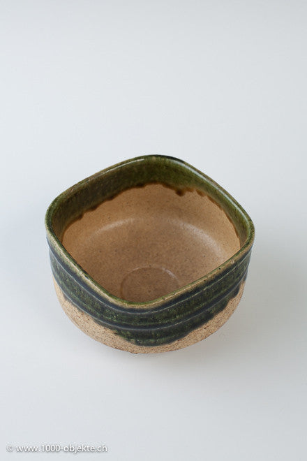 Chawan Oribe, tea bowl Meiji 1900, Japanese tea ceremony