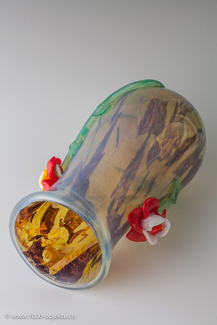 Vase von Hans Stoltenberg Lerche, hergestellt von Paulo Pinzan