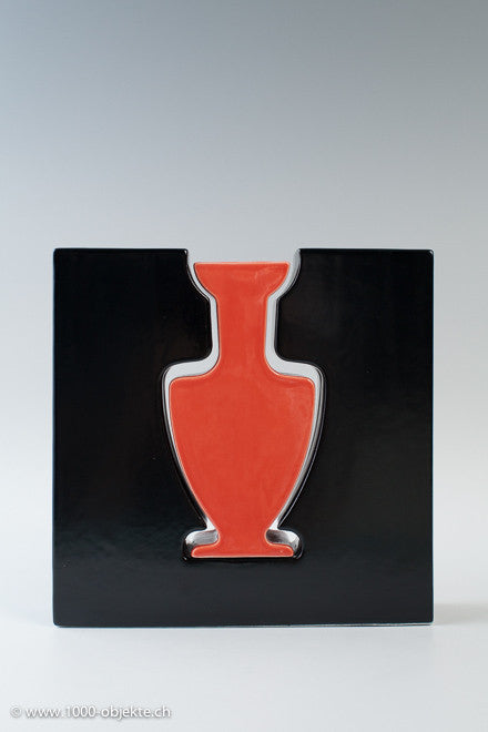 Two in One - Porzellanvase mit Etikett Evasi