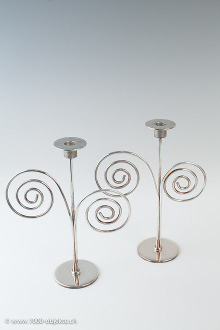 Lino Sabatini, Pair of Candlesticks, around 1970