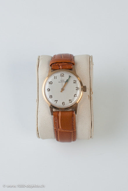 Beautiful classic "Glycine" hand-wound watch circa 1940