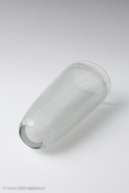 Nuutajarvi Notsjo glass vase, designed by Kaj Franck 1952