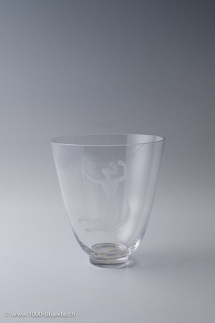 Vase von Vicki Lindstrand für Orrefors, 1935