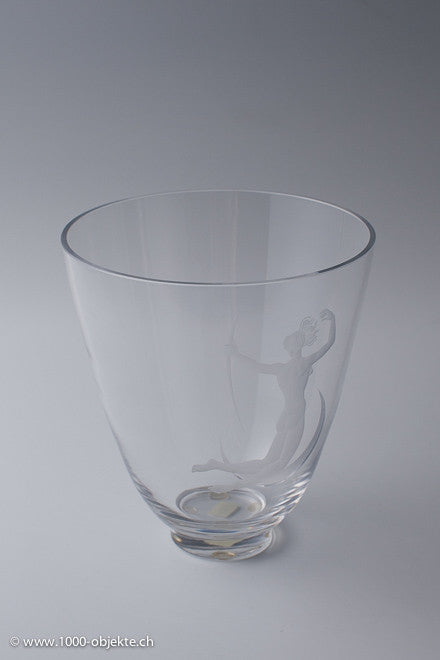 Vase von Vicki Lindstrand für Orrefors, 1935