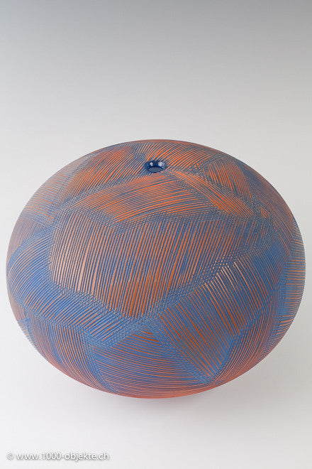 Monica Guggisberg, Philip Baldwin, Vase „Interconnected in Blue“