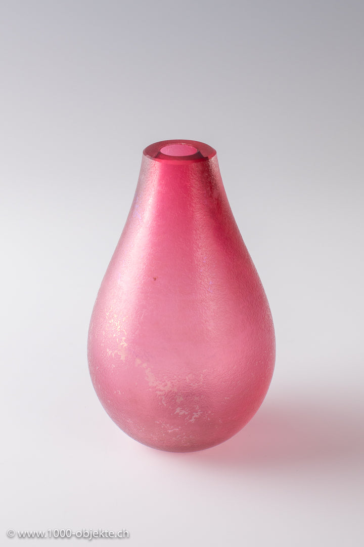 Carlo Scarpa - Vase Venini "Rubino corroso iridat", 1936