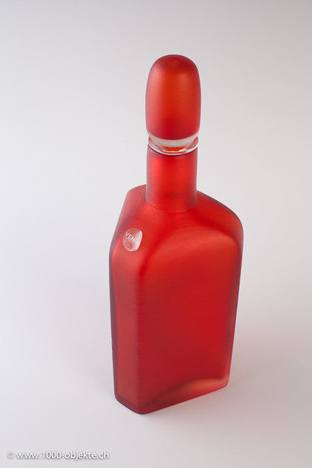 Paolo Venini Murano  Art Glass Decanter Bottle with stopper