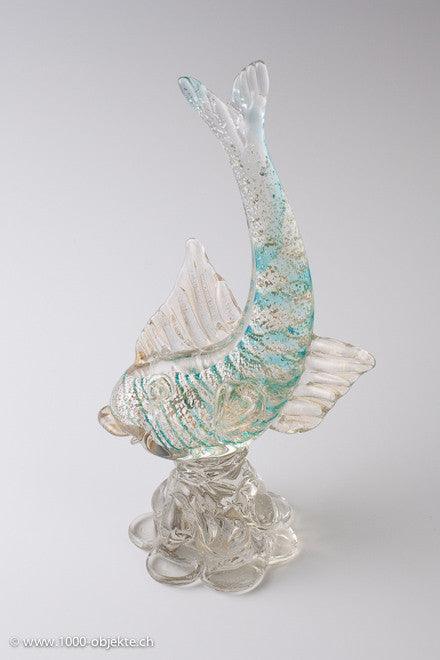 Pair of fish sculptur with label - Aureliano Toso 1940. - 1000 Objekte