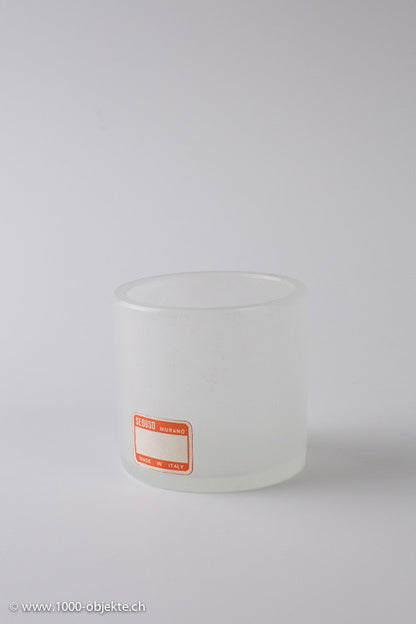 Rare "Pulegoso-Vase" Seguso with orange label.
