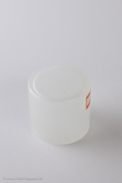 Seltene "Pulegoso-Vase" Seguso mit orangefarbenem Etikett.