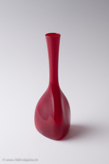 Vase with Label "Elme" Sveden.