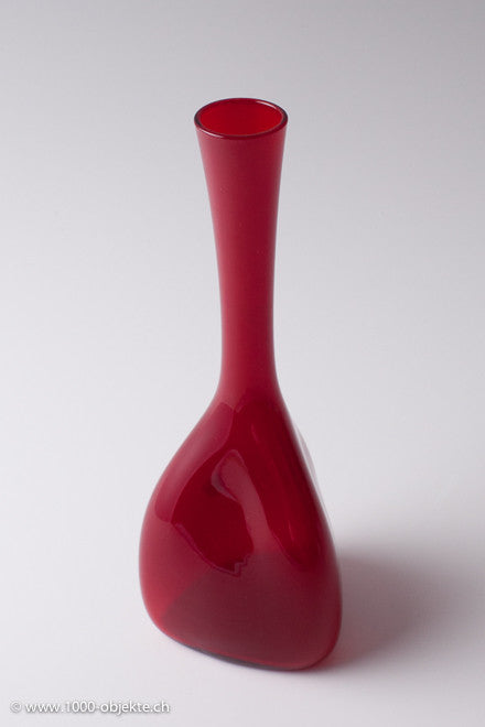 Vase with Label "Elme" Sveden.