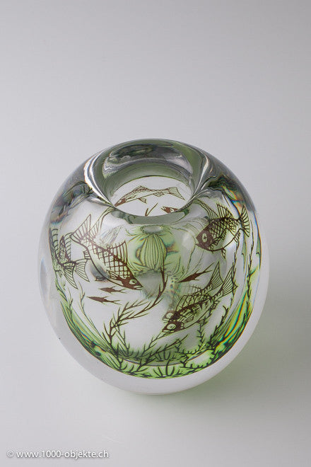 Vase „Graal“ von Edward Hald – Vase „Graal“, signiert
