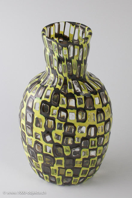 Tobias Scarpa für Venini. Vase 'occhi', 1960, signiert