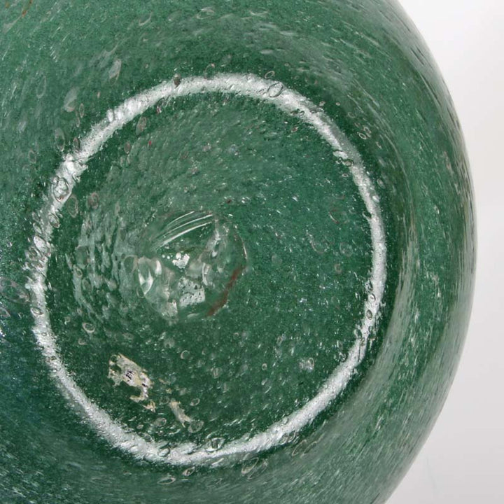 Carlo Scarpa or Napoleone Martinuzzi, green pulegoso vase, ca. 1935