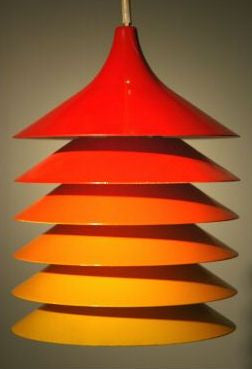 Zugehörige Lampe von Poul Henningsen 1957