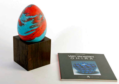 Egg for Anfora. Original Art Glass Object.
